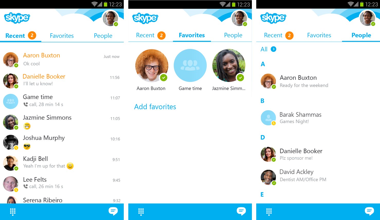 skype for android video chat