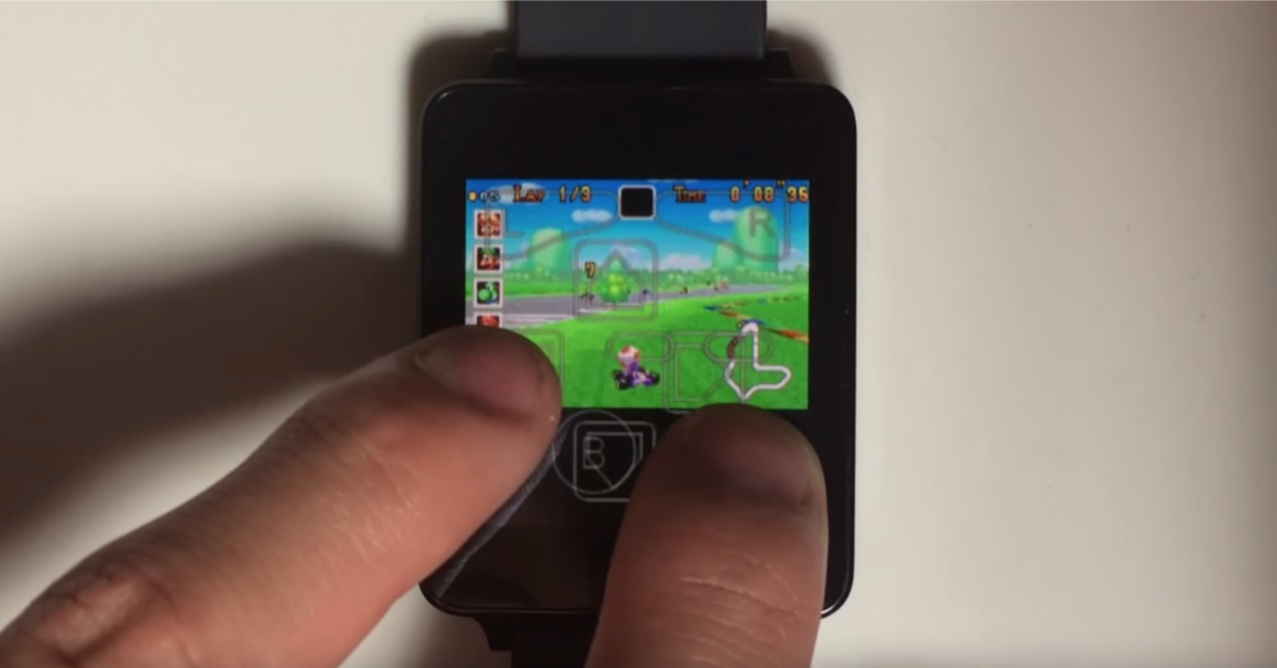 This YouTuber Game Boy Advance games running on Android Wear [Video]