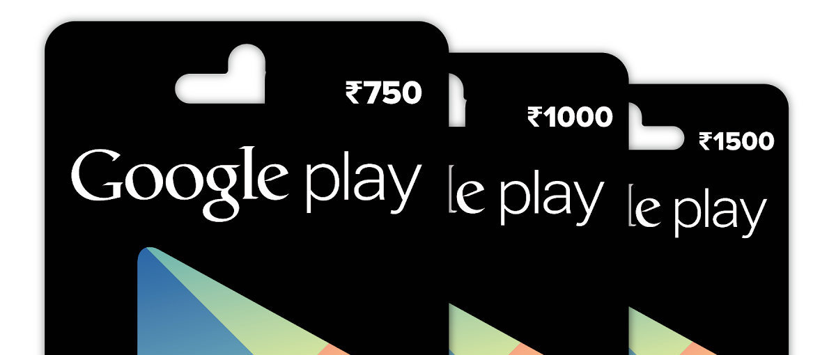 Google Play gift cards are now available at five retail outlets in India