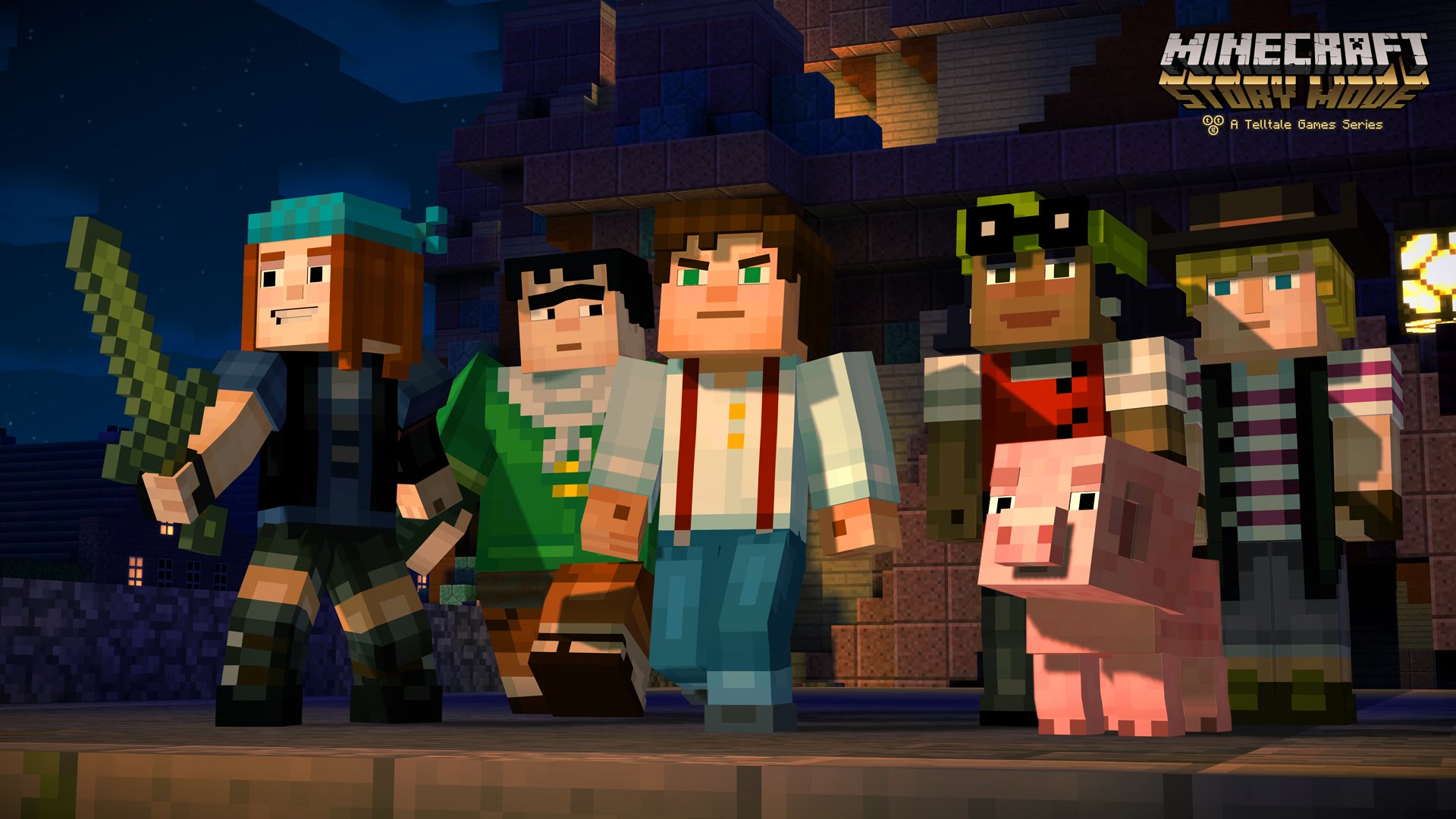 Telltale on X: Minecraft: Story Mode is Game of the Day on the App Store!  Get the first episode free and join Jesse on an adventure to save  Beacontown. 🐷   /