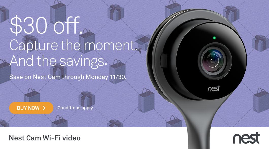 nest camera black friday