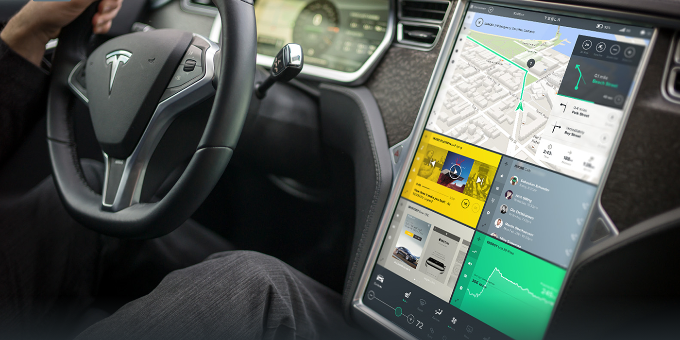 Tesla Planning To Allow App Mirroring From Android To Center