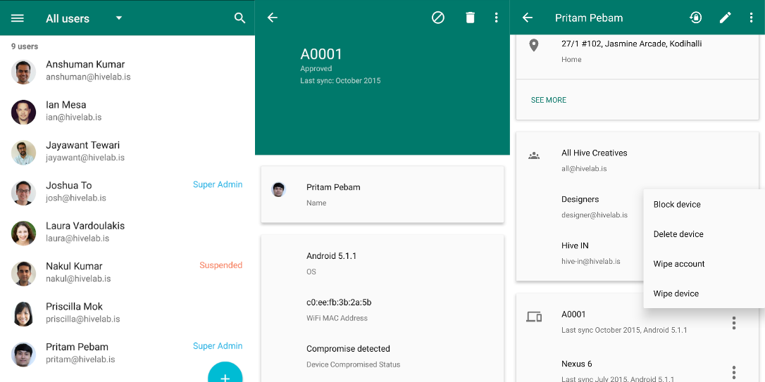 Google Admin app for Android updated w/ full mobile device management