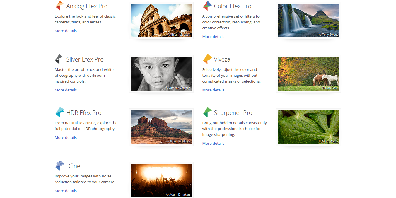 Nik Collection of Photoshop Aperture plugins are free to download