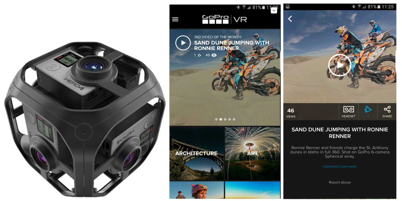 Gopro Vr Mobile App Launches For 360 Degree Virtual Reality Content Alongside New Camera Rigs 9to5google