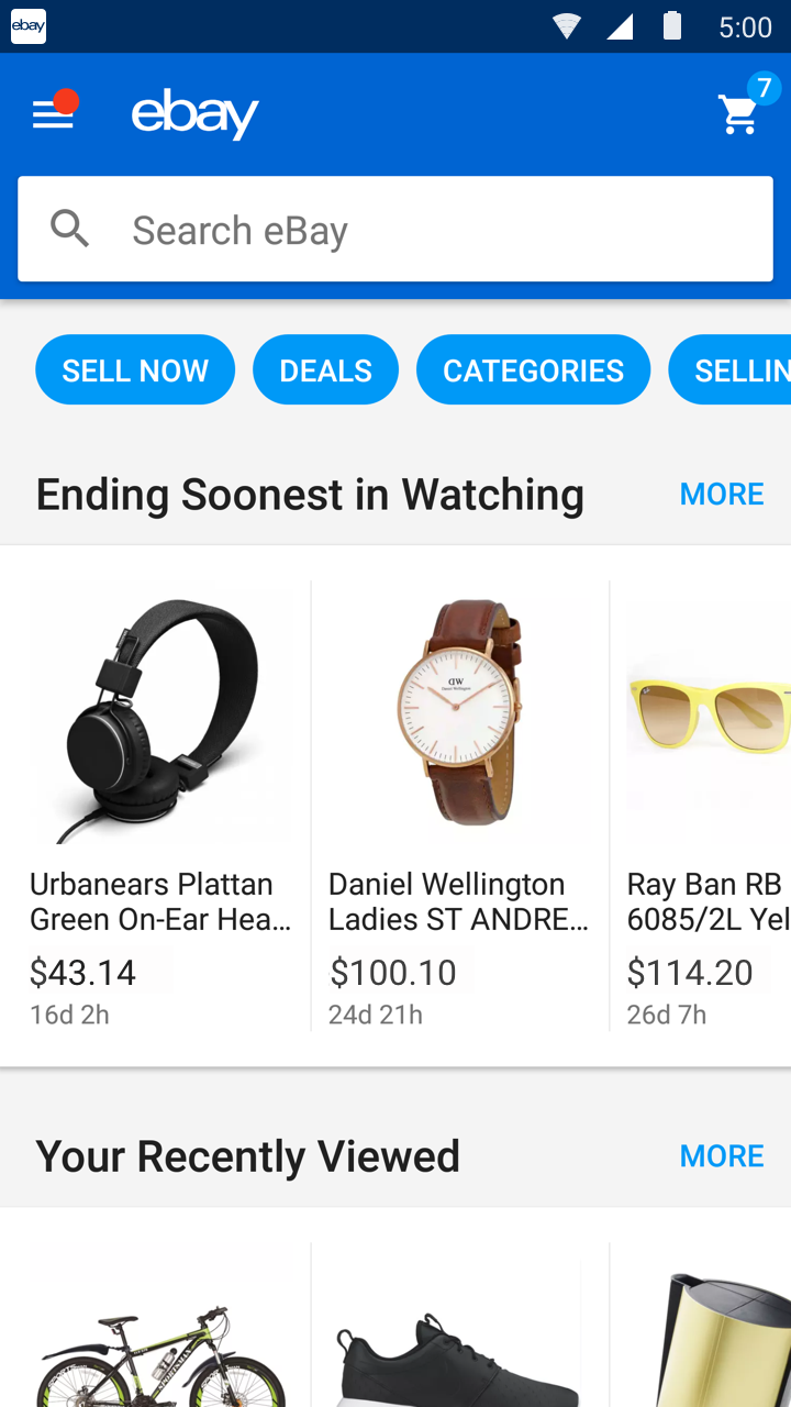 Ebay Refreshing Mobile Apps With Updated Design + Speed Improvements