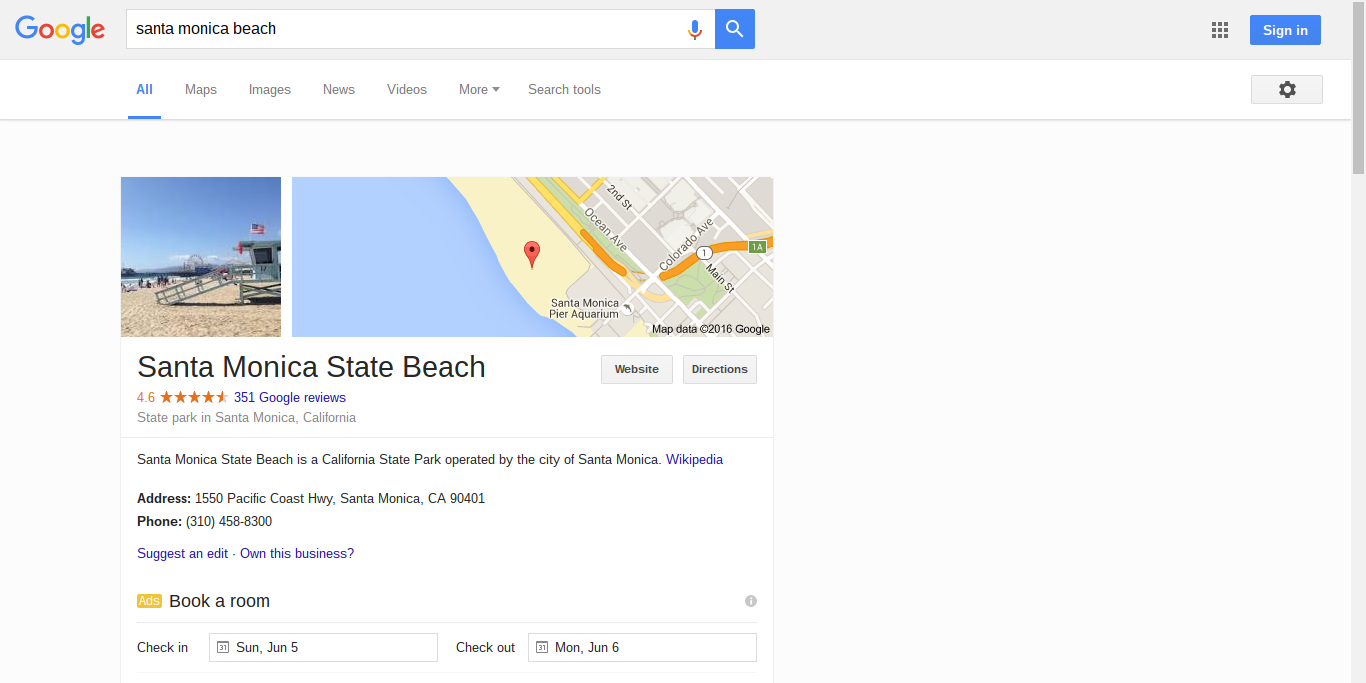 Desktop Google Search Redesign Places Knowledge Graph Results