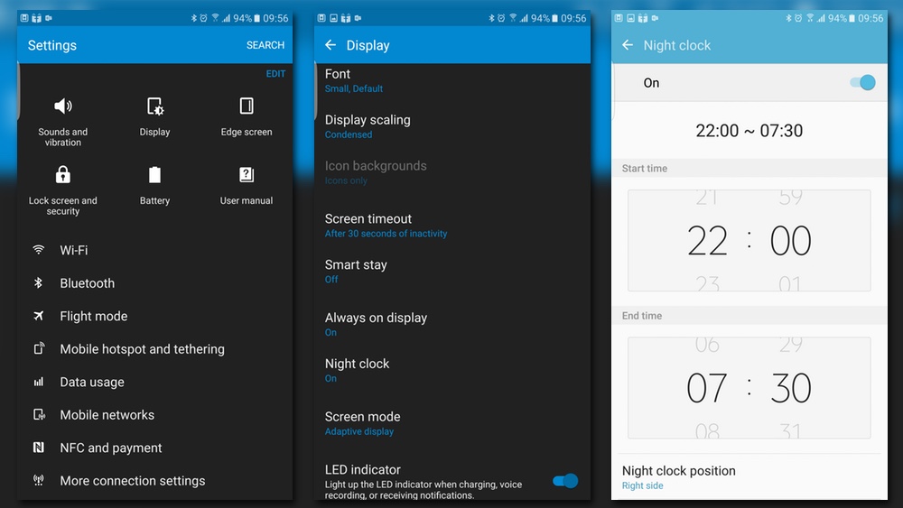 how to check screen time on samsung galaxy s7 edge