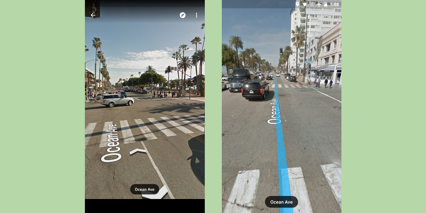 to navigate street view in google maps