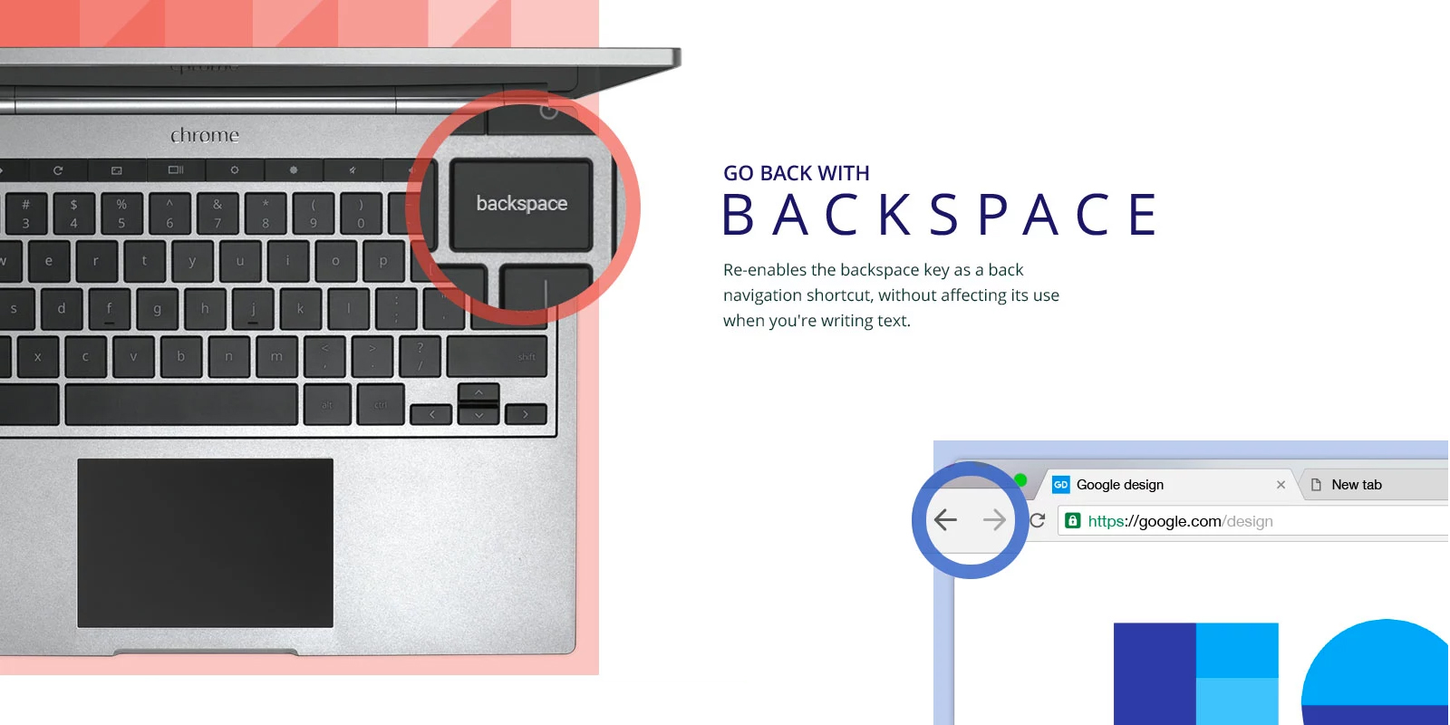 backspace means backspace google chrome webstore