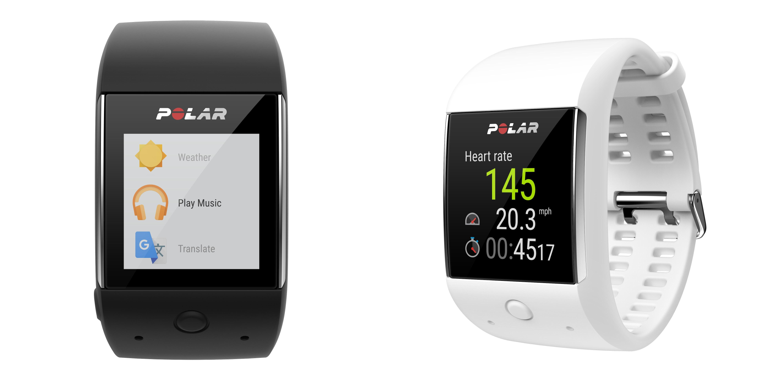 Gepensioneerde diefstal In de genade van Polar's M600 sports watch is a dedicated fitness wearable that also runs  Android Wear
