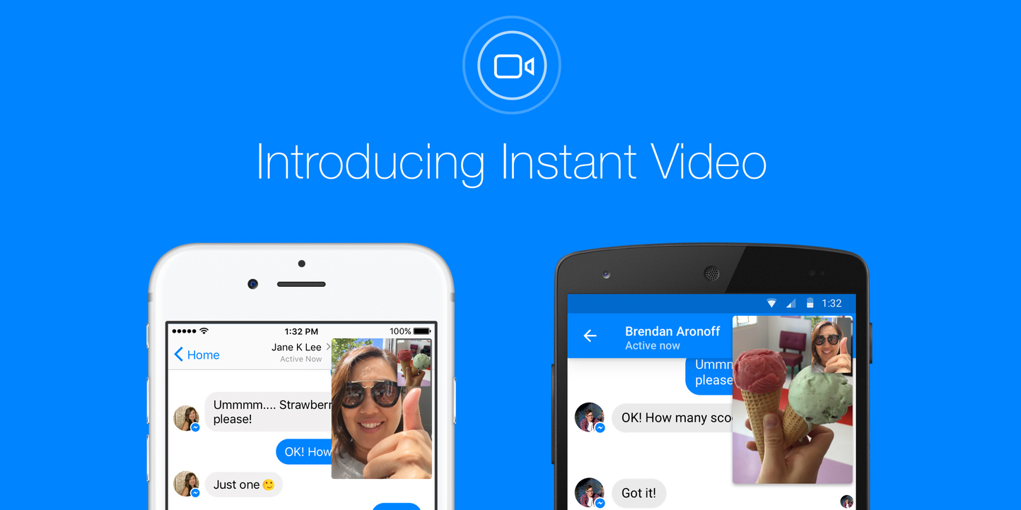 Facebook Messenger is the latest messaging app to feature fast video