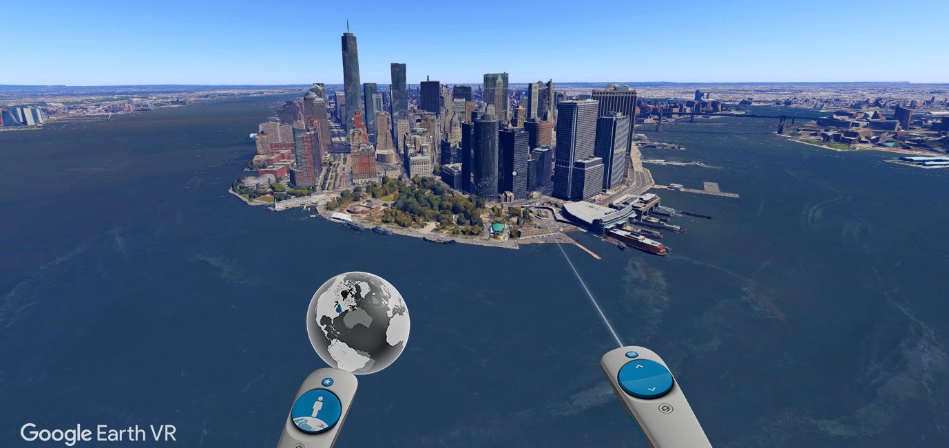 You can now explore the in virtual reality with Google Earth VR