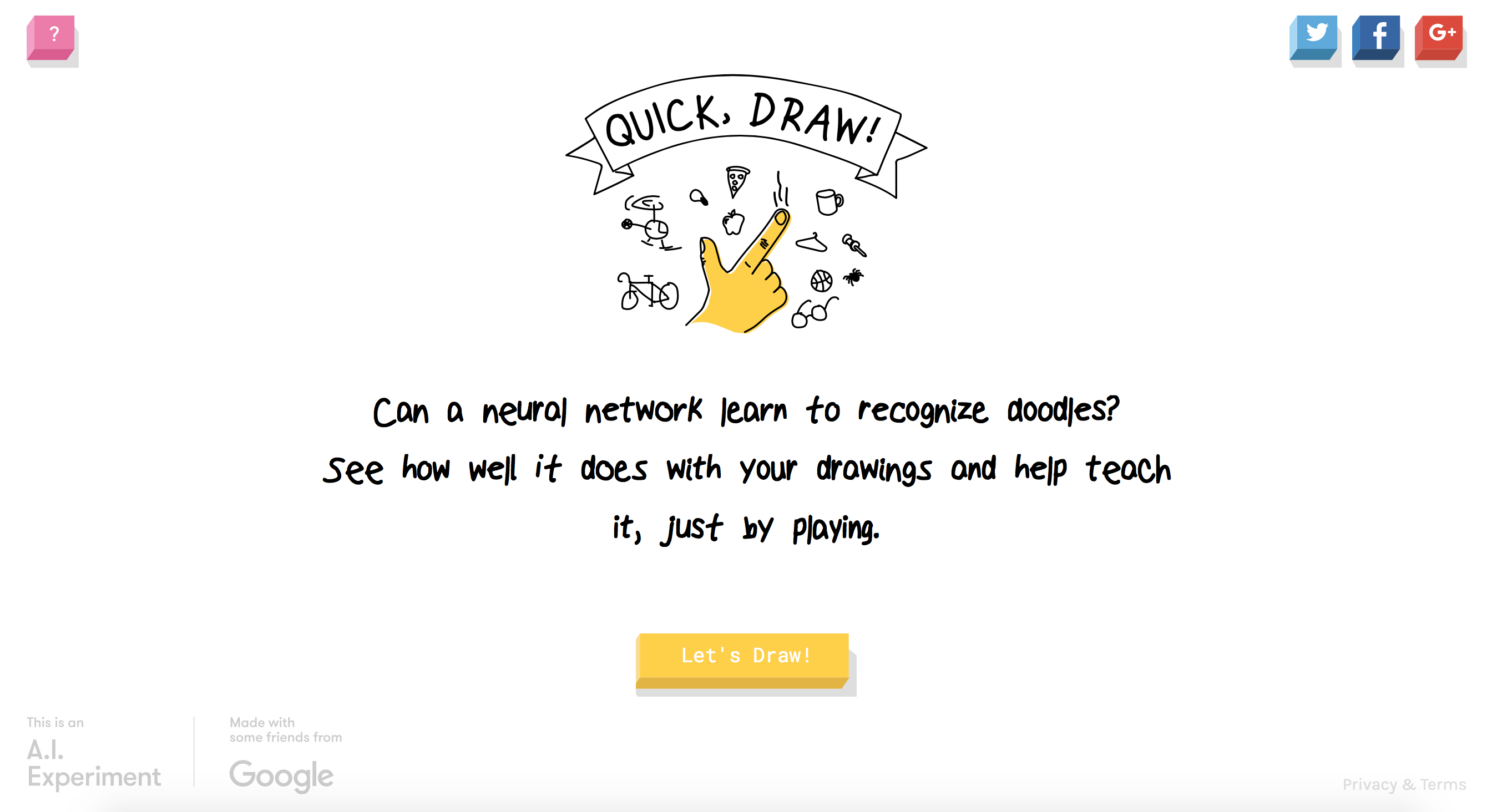 quickdraw with google
