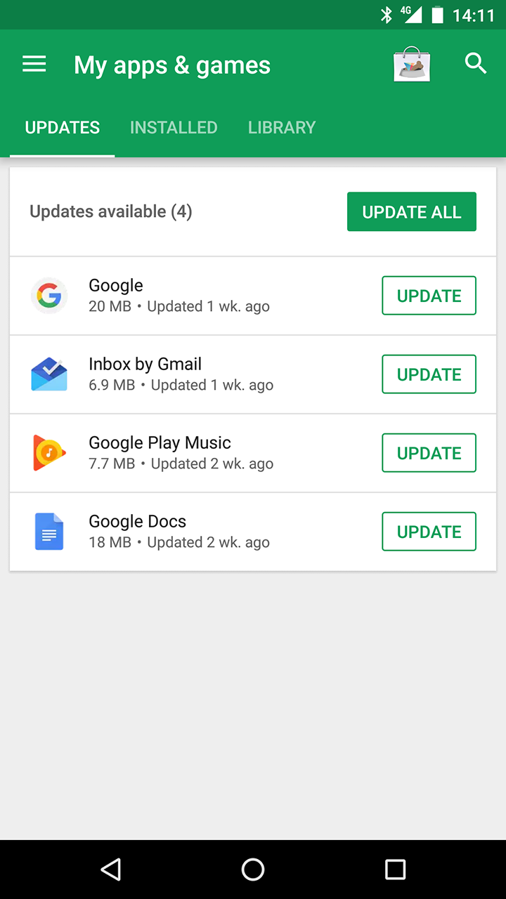 test android download and install from google play store