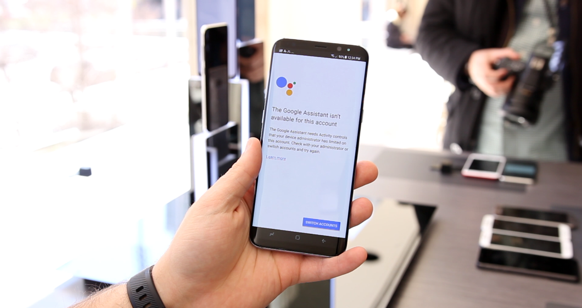 can you install google assistant on samsung s8