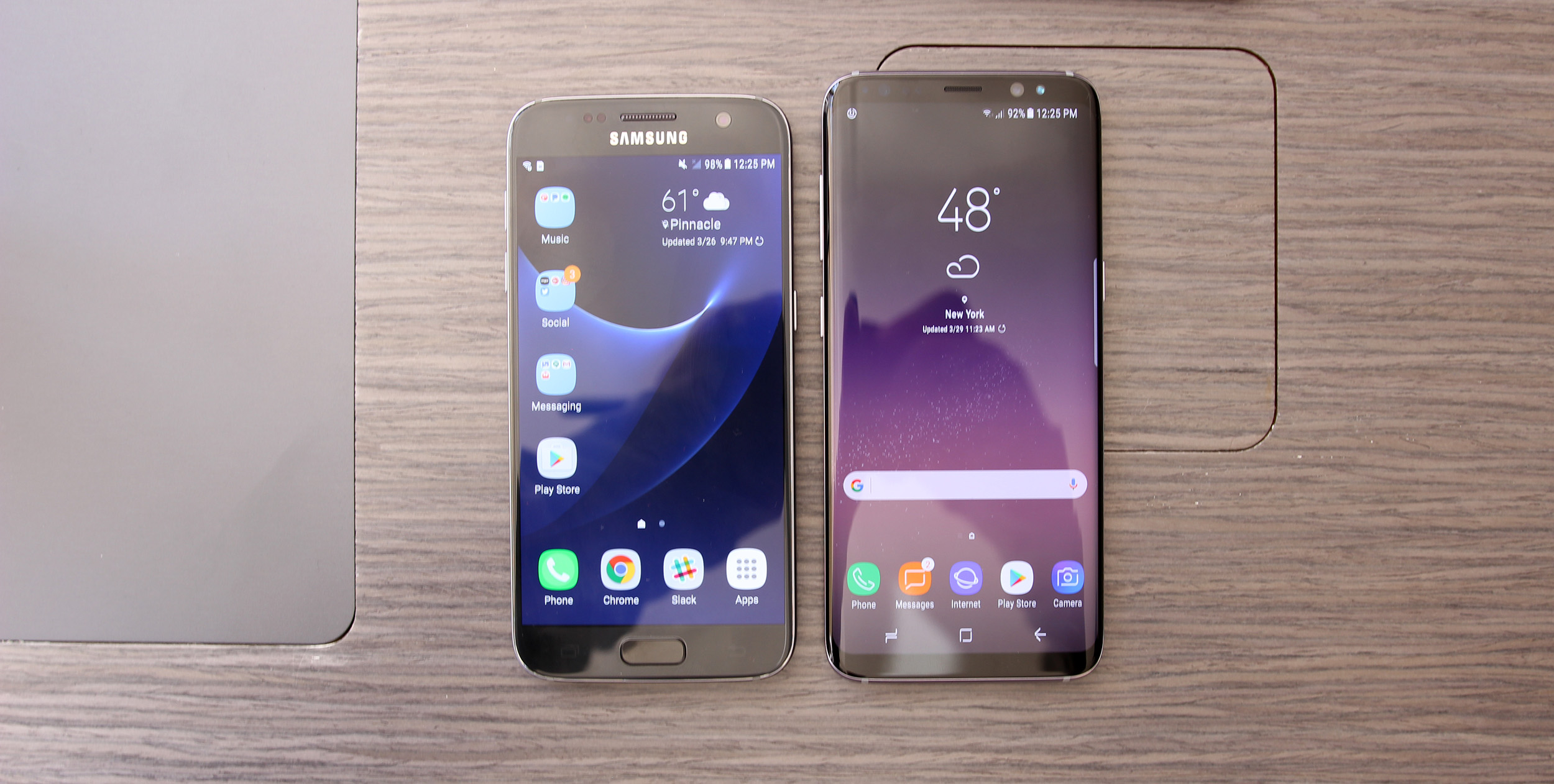 Here's how the Galaxy S8 and Galaxy S8+ compare in size to the Pixel XL ...