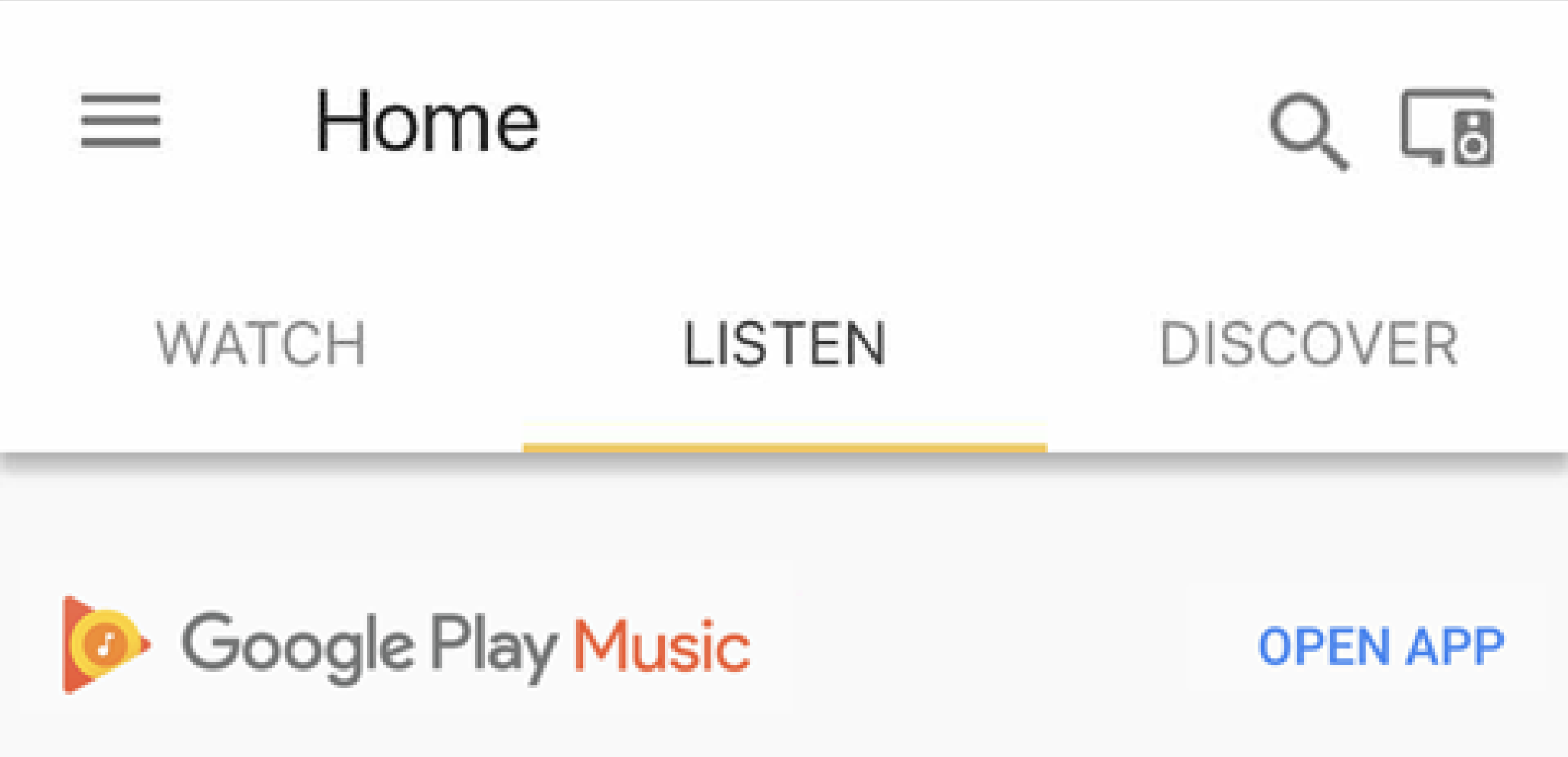 music streaming on google home