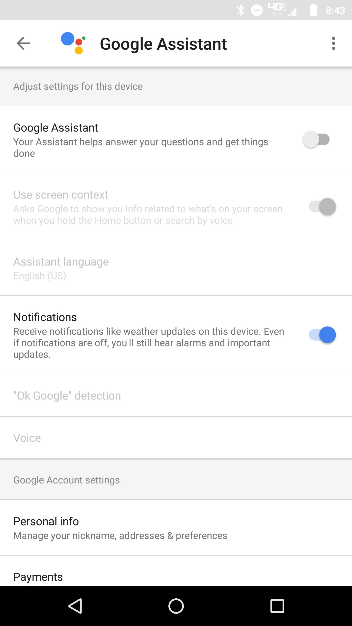 Google Assistant adds 'Notifications' toggle in settings for phones and ...