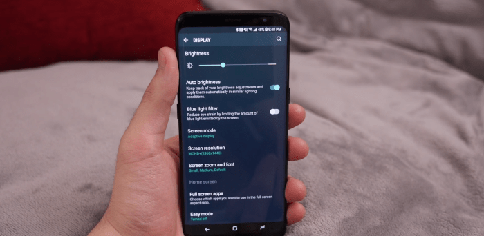 samsung s8 screen resolution