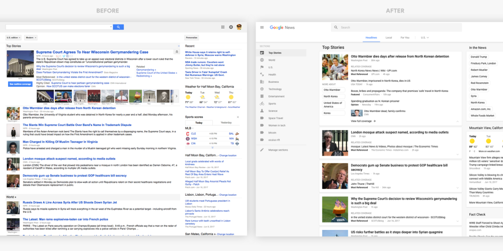 google news is partially down for some