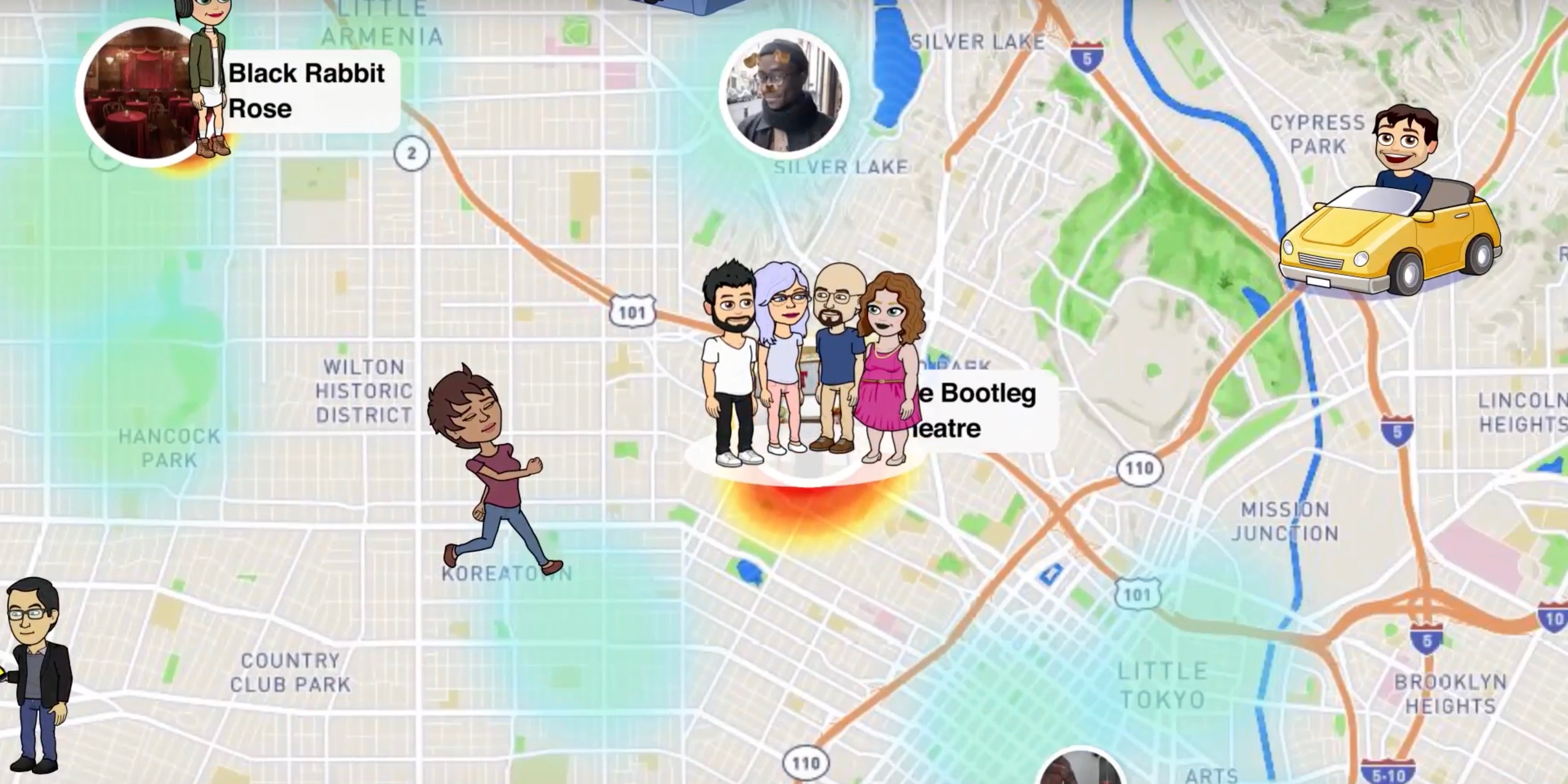 Snapchat adds Snap Map location