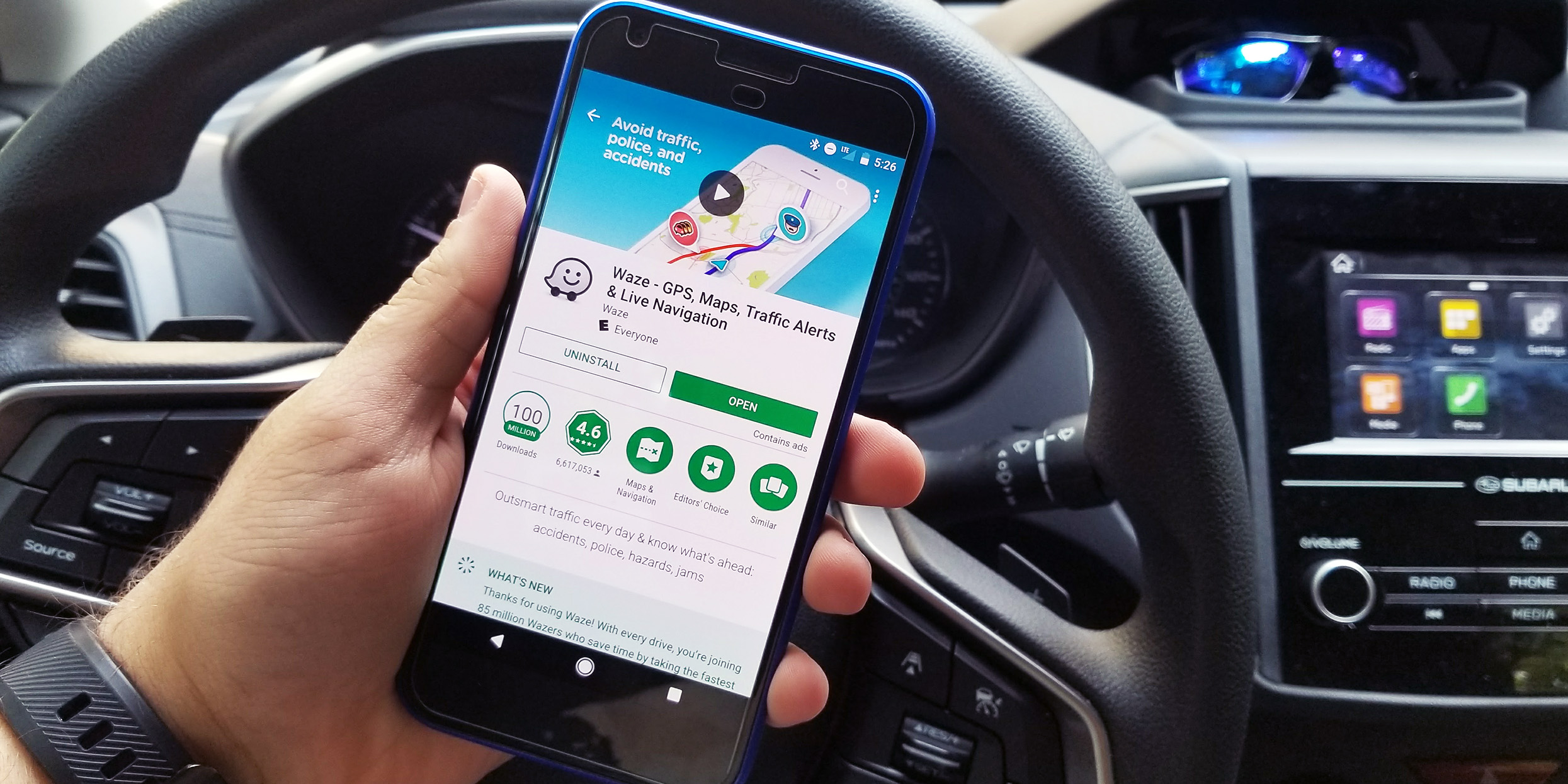 Waze now supports Android Auto on your 
