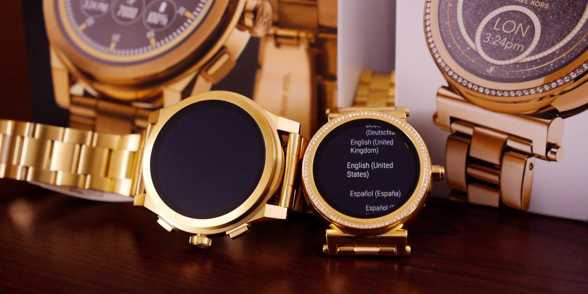 michael kors grayson smartwatch gold