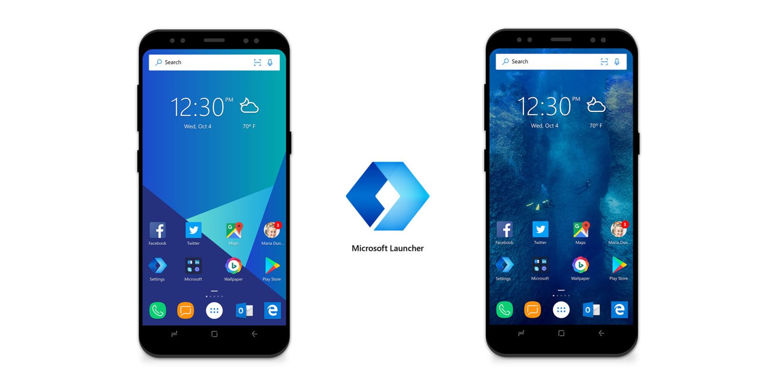 Microsoft s new Android  launcher  gives you a connection to 