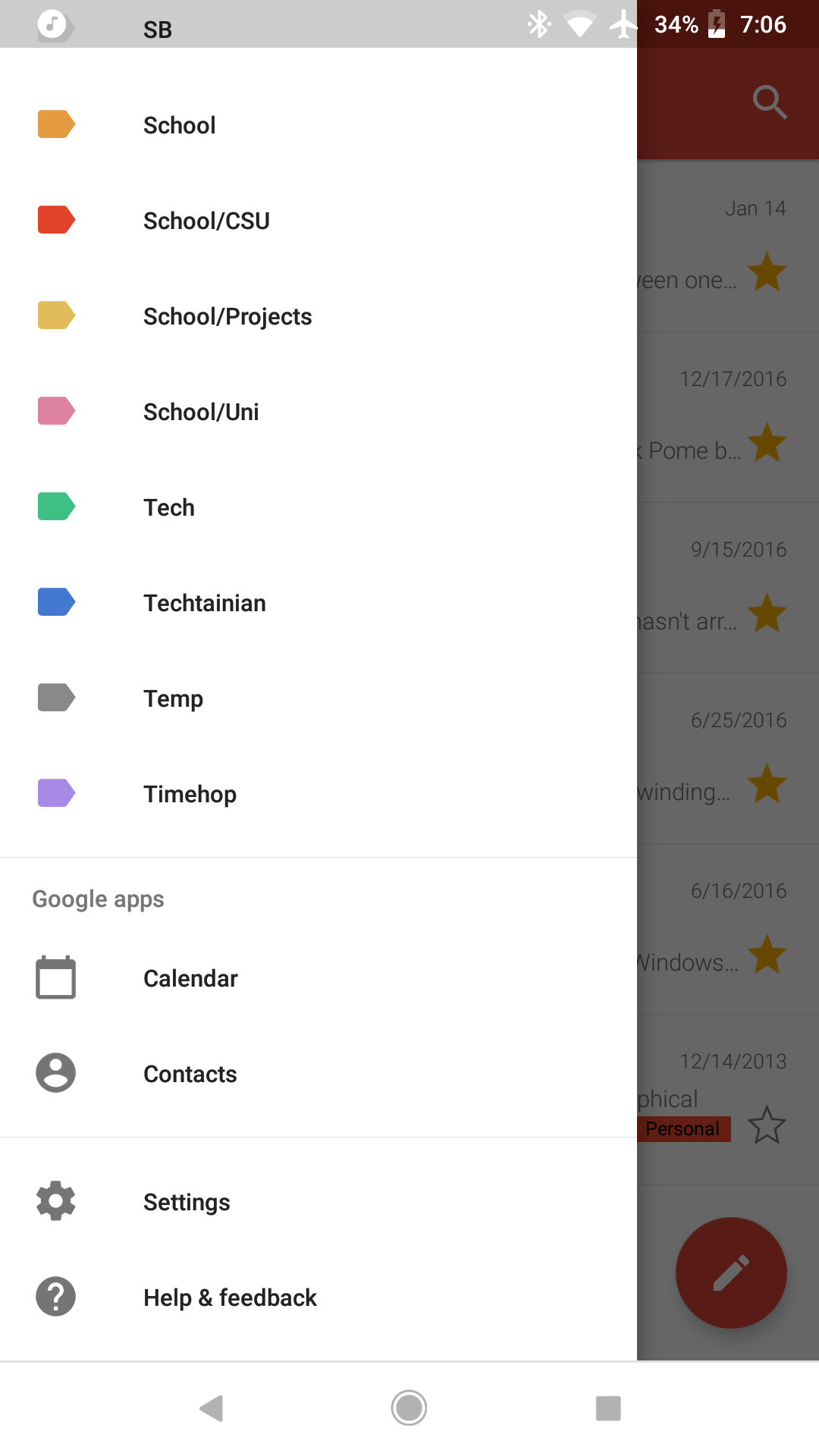 google shortcut bar for android