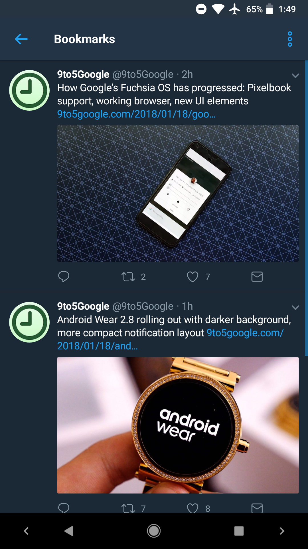 Twitter for Android testing new 'Bookmarks' feature to privately save