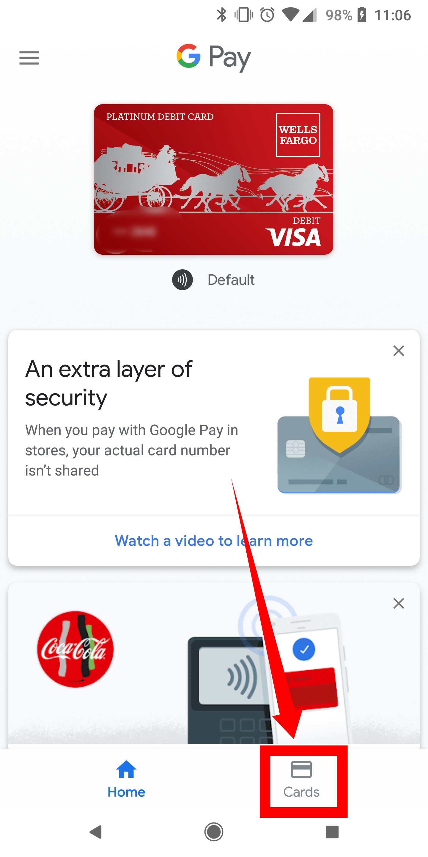 how to add debit card in google pay