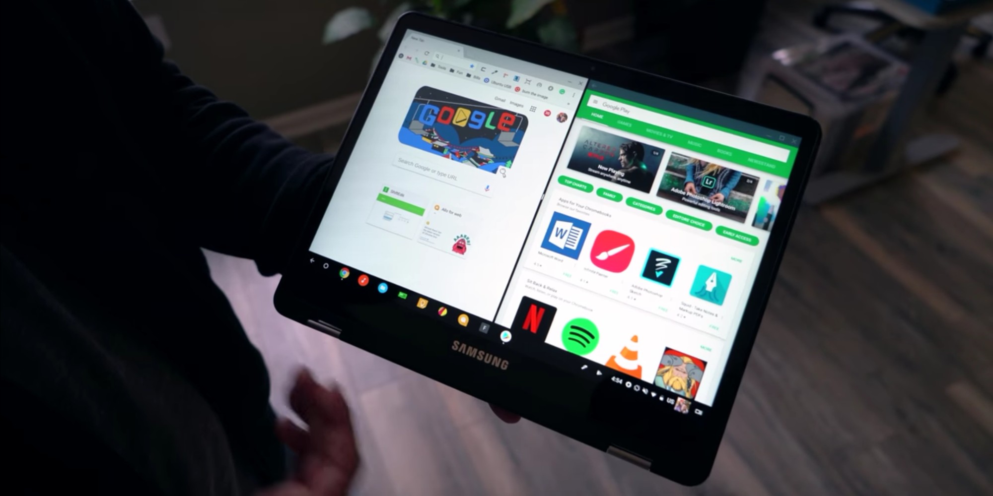 split screen chromebook