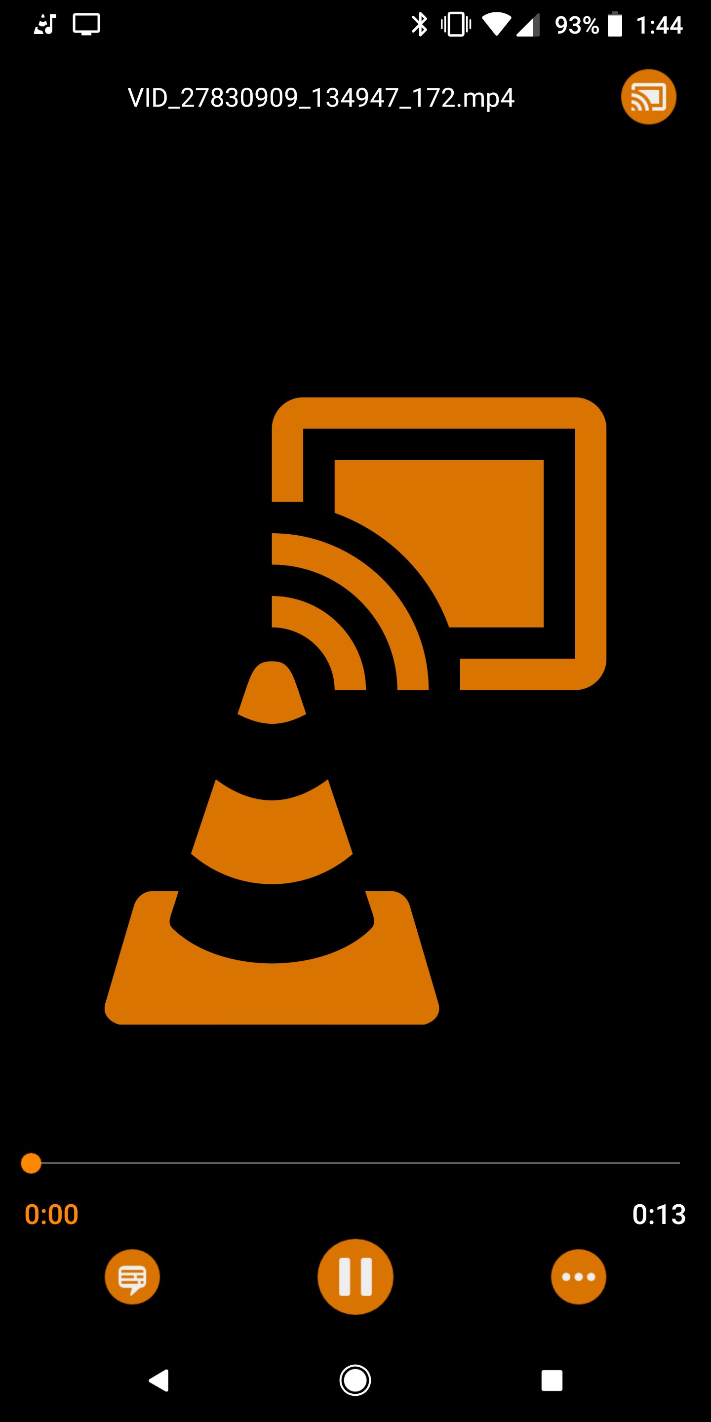 how to chromecast from vlc android