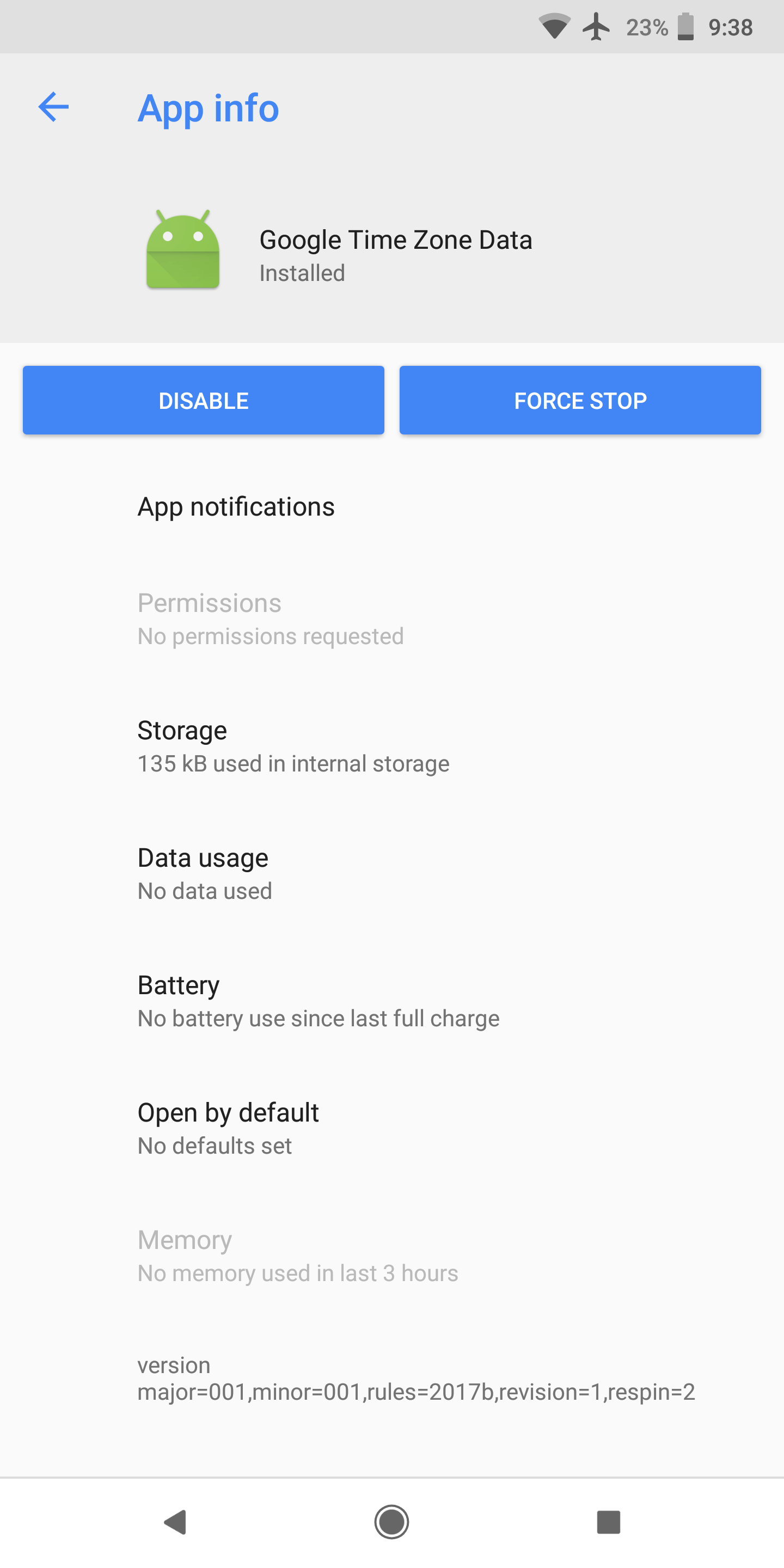 'Google Time Zone Data' app posted to the Play Store for Pixel, Nexus