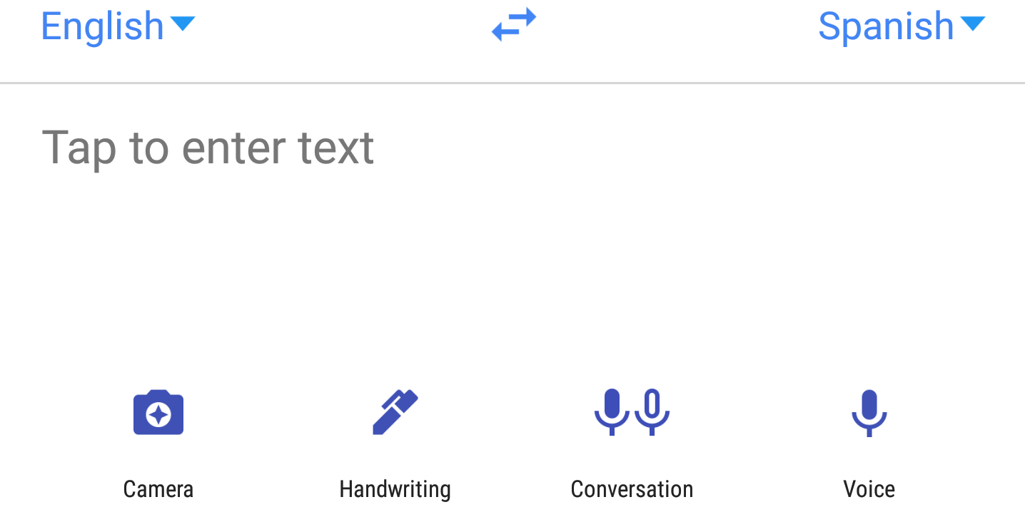 google translate voice to text