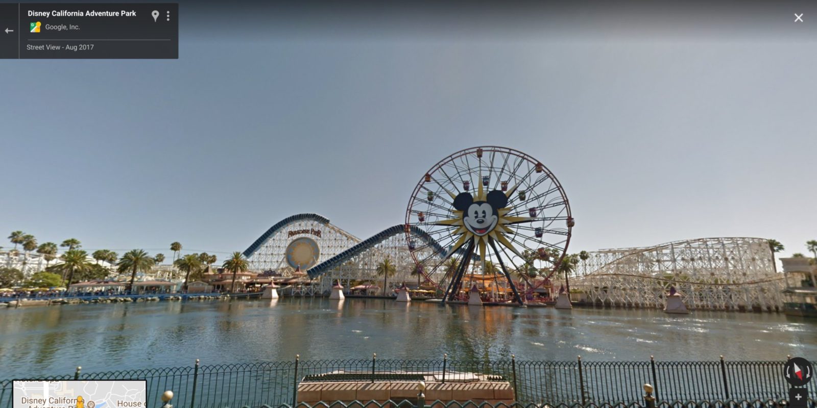 Google Maps Disney Parks