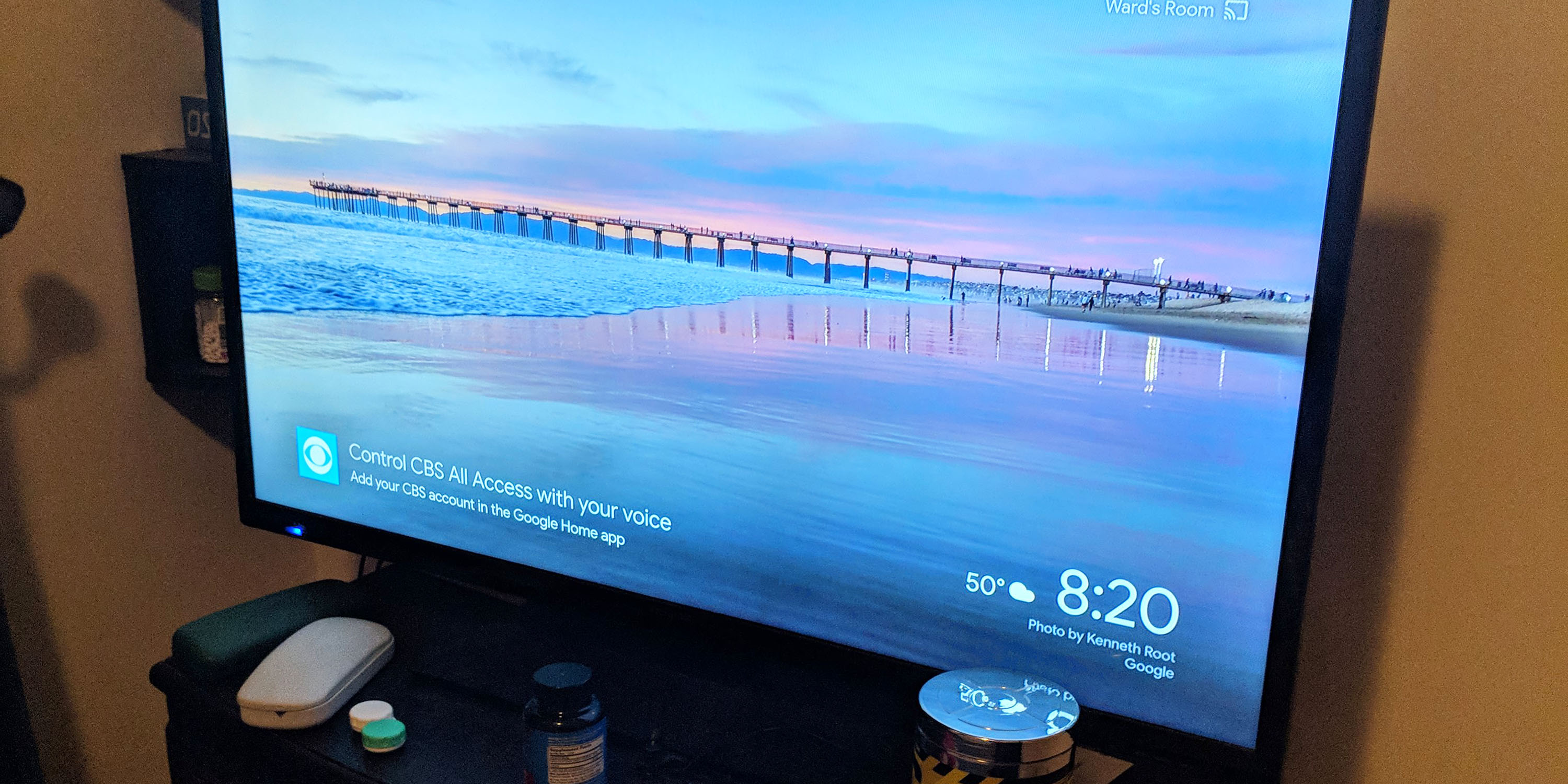 chromecast home screen