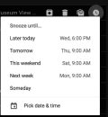 new gmail snooze
