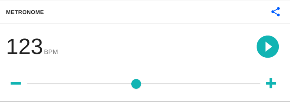 How to use a metronome right from Google’s homepage - 9to5Google