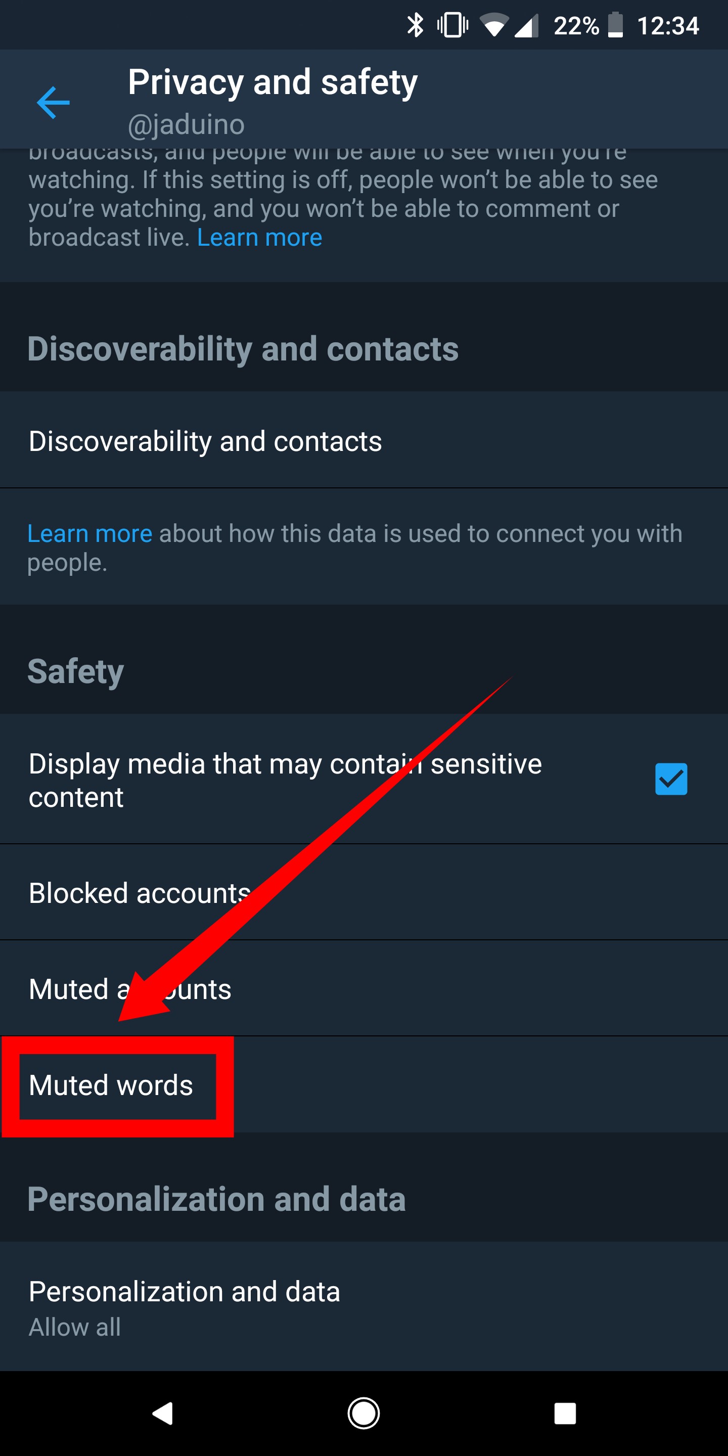 How to mute hashtags and keywords on Twitter for Android