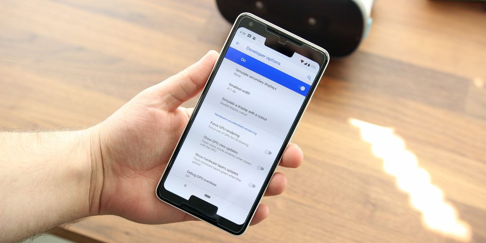 Android P Dp2 You Can Now See How Terrible An Android Phone With Two Notches Would Be 9to5google Found it on developer options !! android p dp2 you can now see how