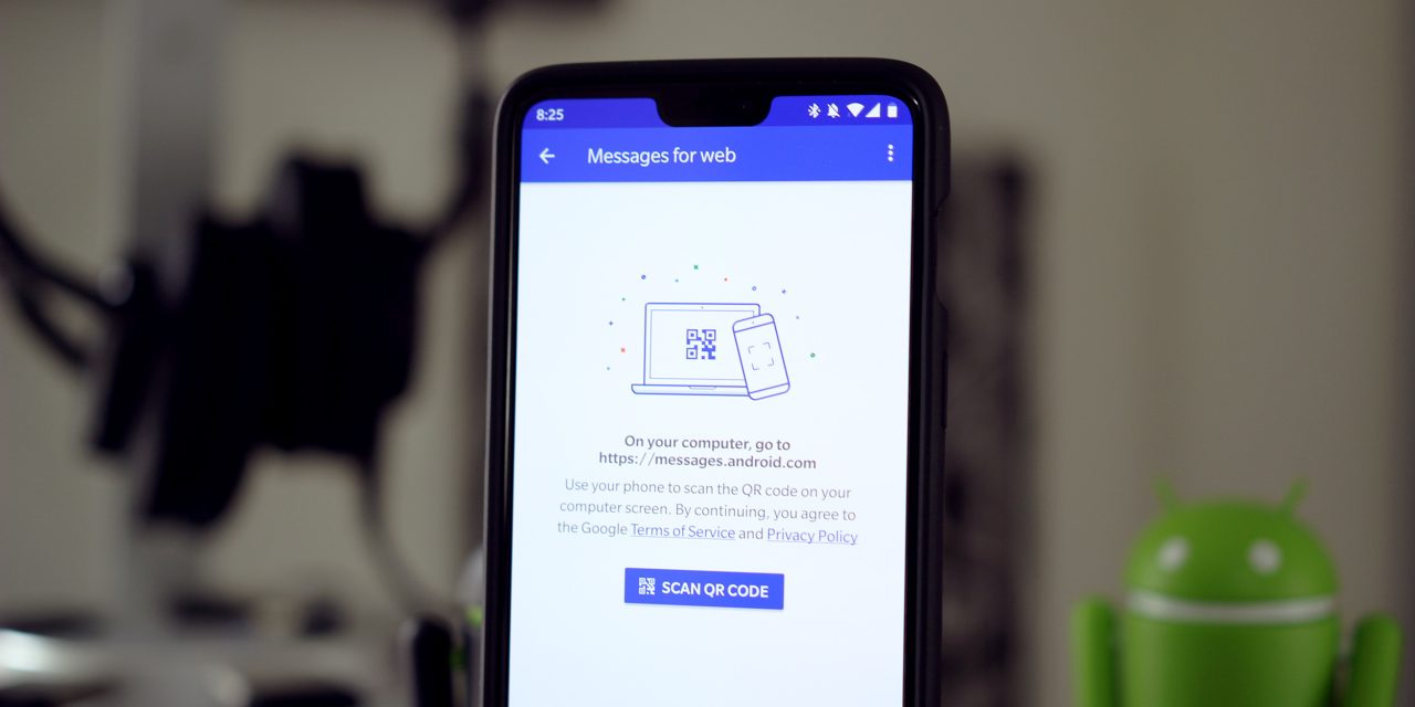 Android Messages for Web QR Scan