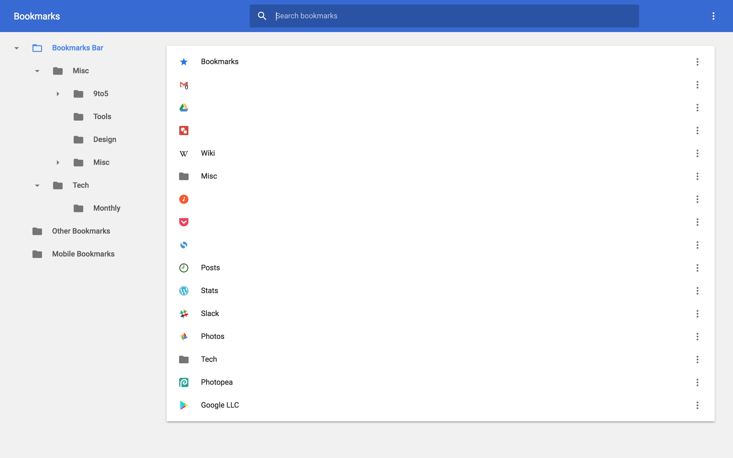 Google also deprecating ‘Bookmark Manager’ Chrome extension next month
