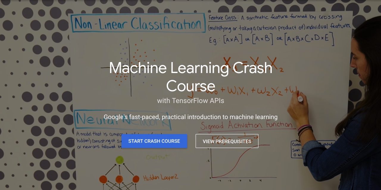 Google Machine Learning Crash Course