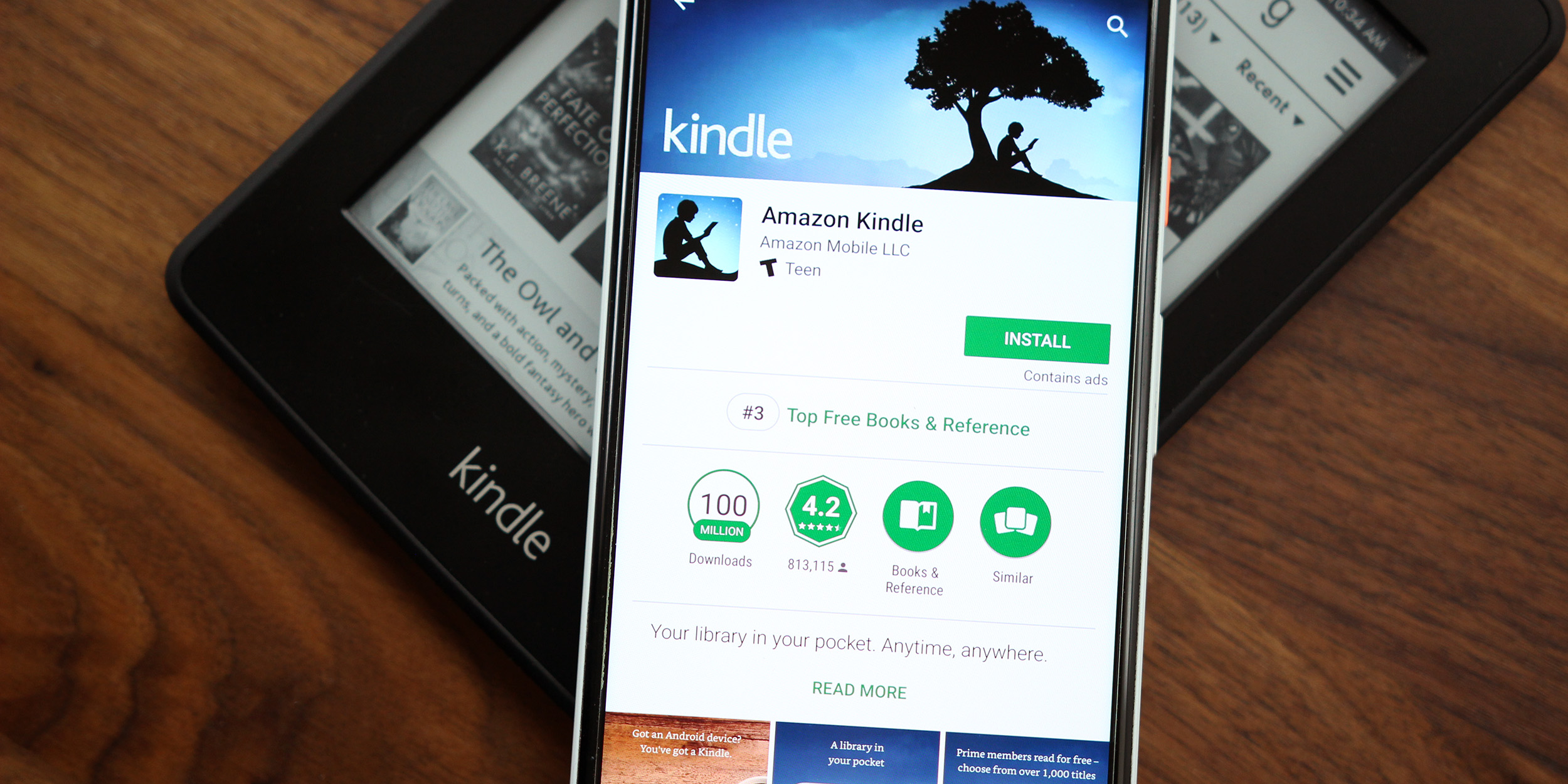 Kindle app for Android now offers split-screen support, new 'Notification  Center' incoming
