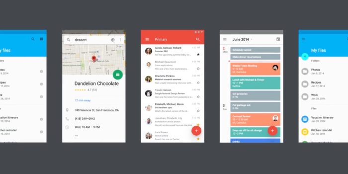 material design old apps