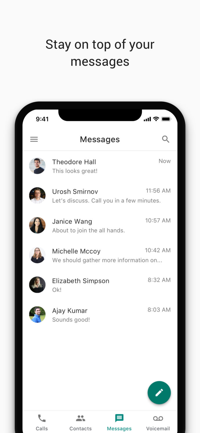 Google Voice redesigned w/ new icon, Contacts tab, & Calendar-set DND ...