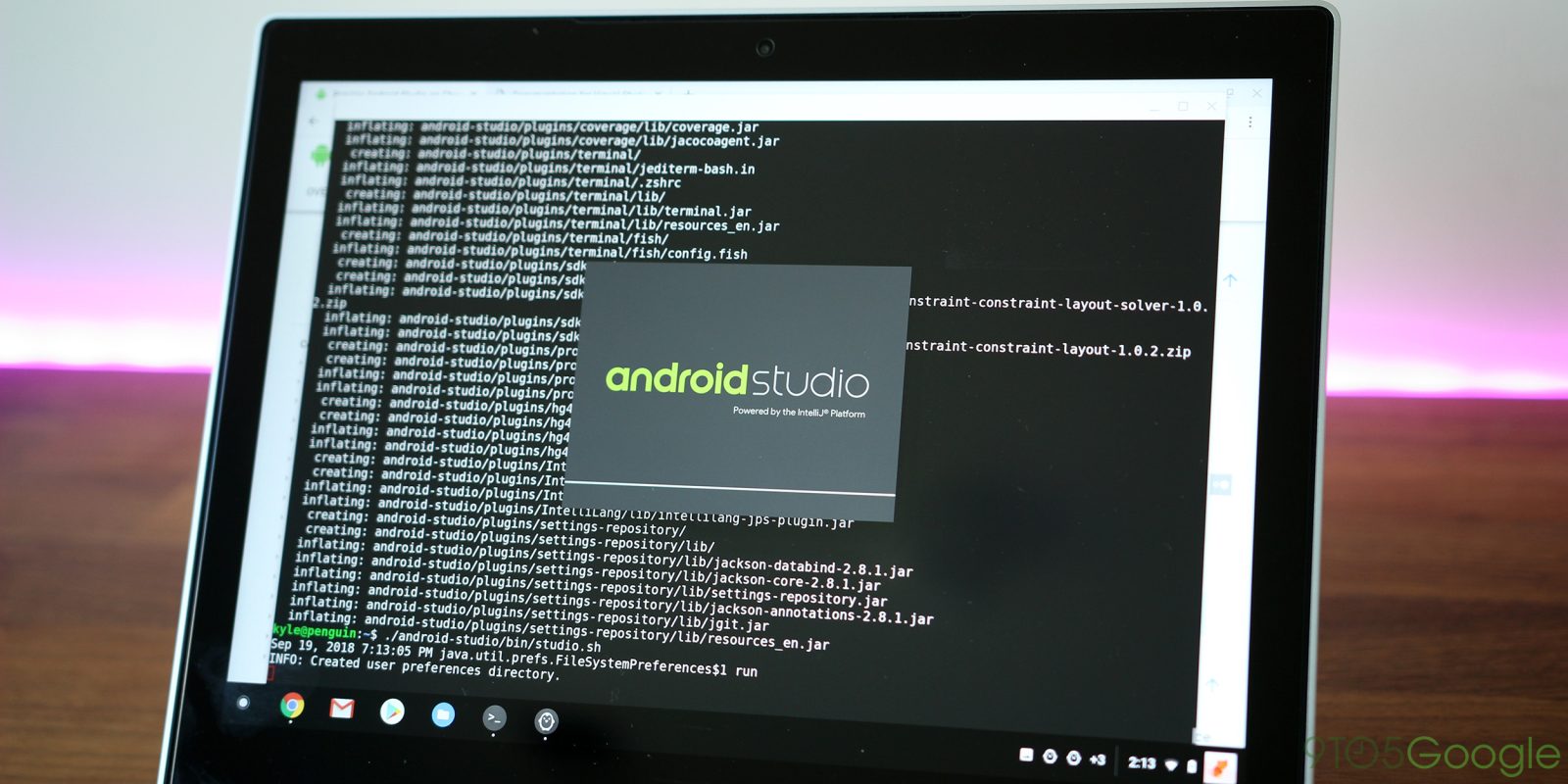 Chrome OS Android Studio