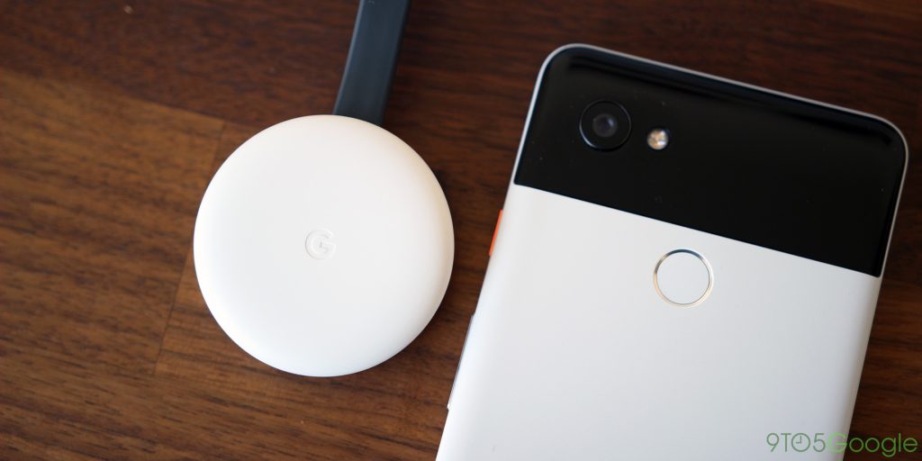 white chromecast 2018